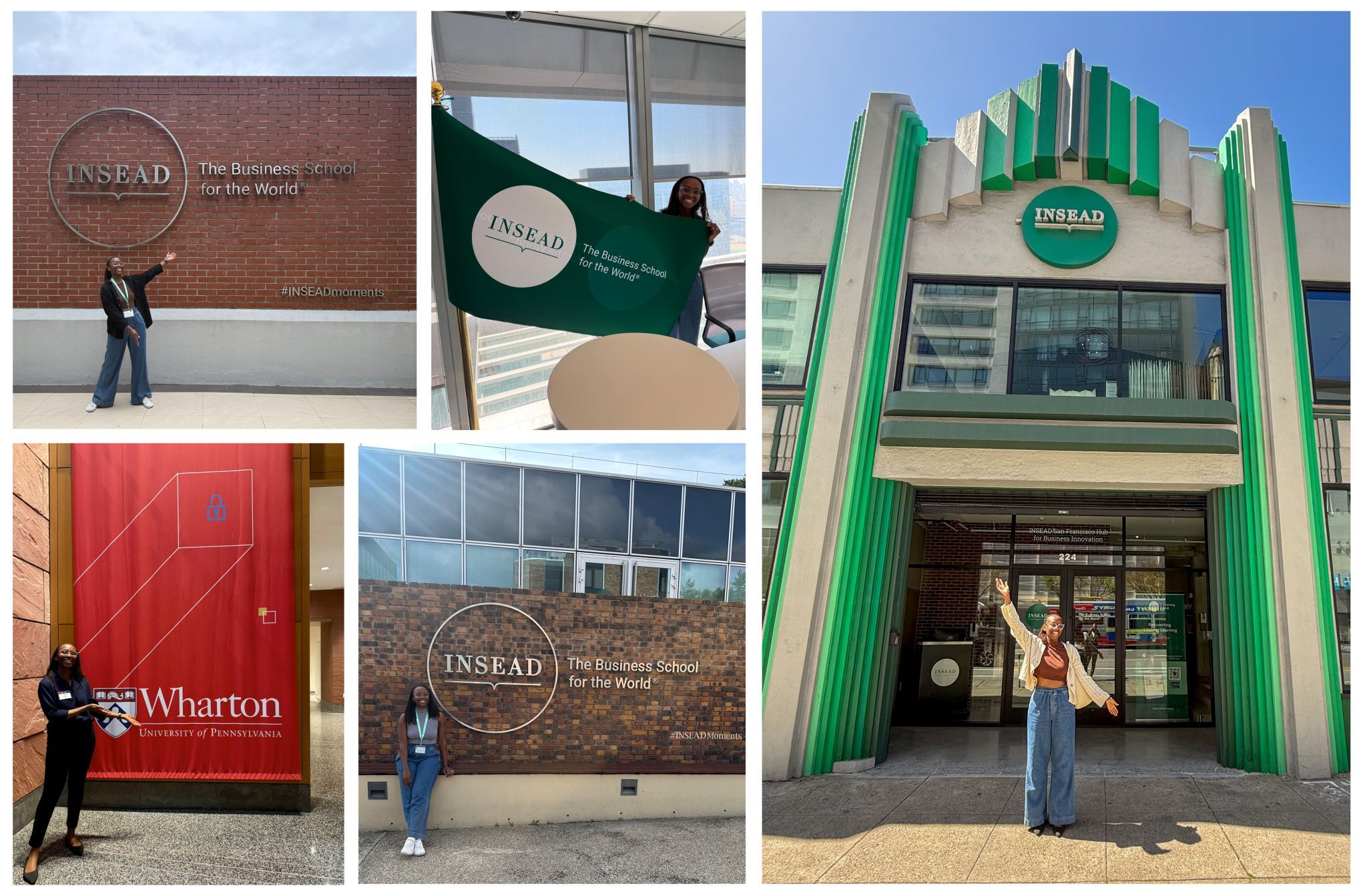 Collage of Ire at INSEAD campuses and Wharton
