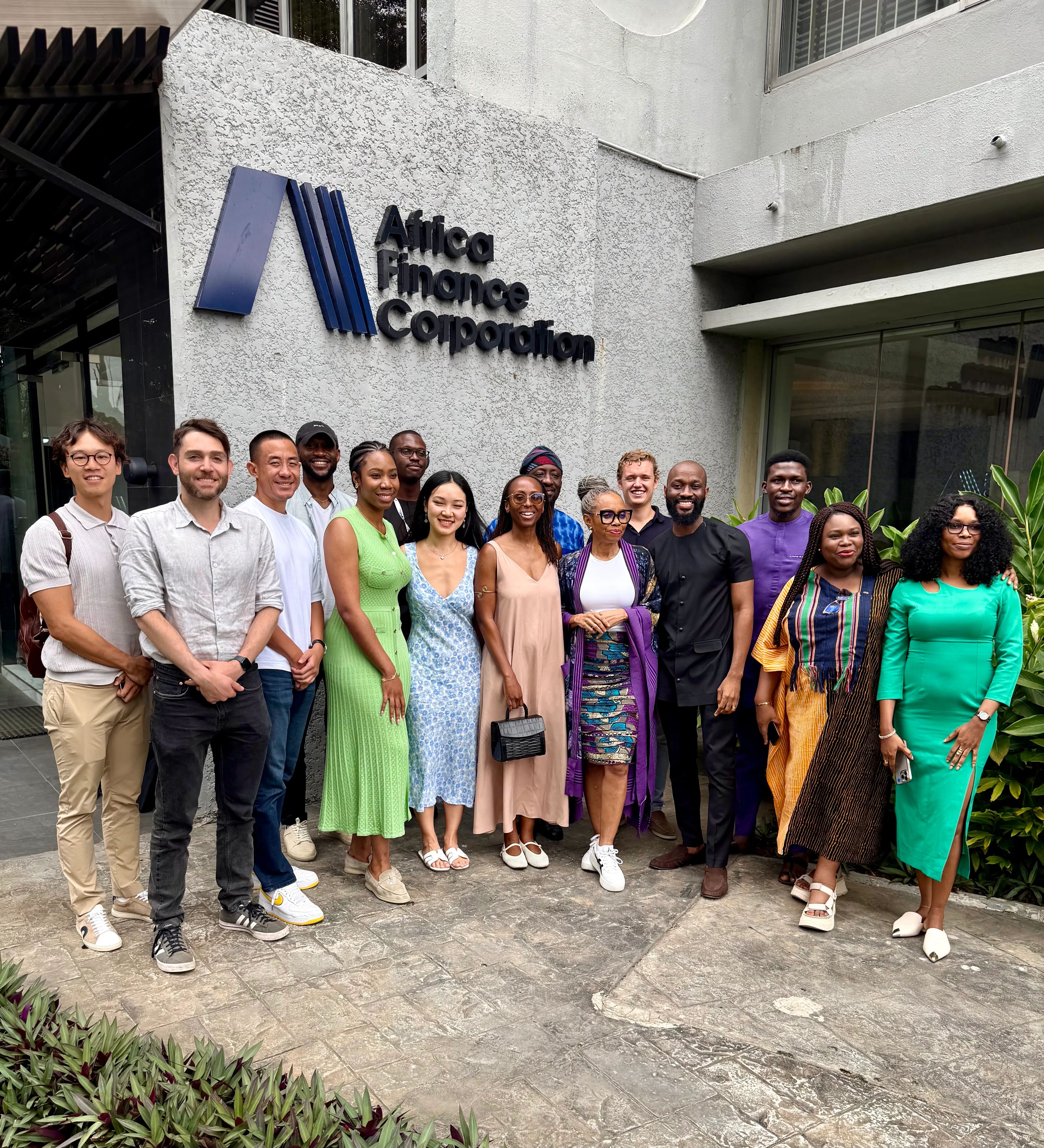 MBA classmates visiting Africa Finance Corporation